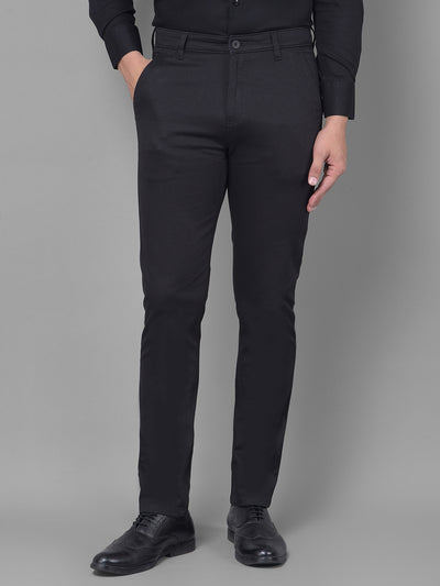 Black Trousers-Men Trousers-Crimsoune Club