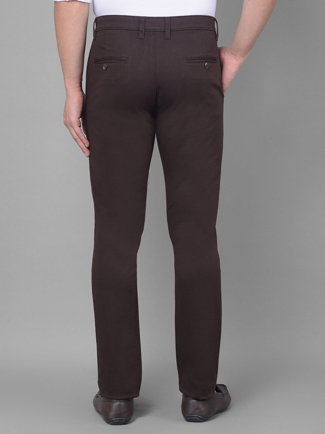 Brown Trousers-Men Trousers-Crimsoune Club