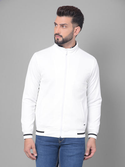 White Bomber Jacket-Men Jackets-Crimsoune Club