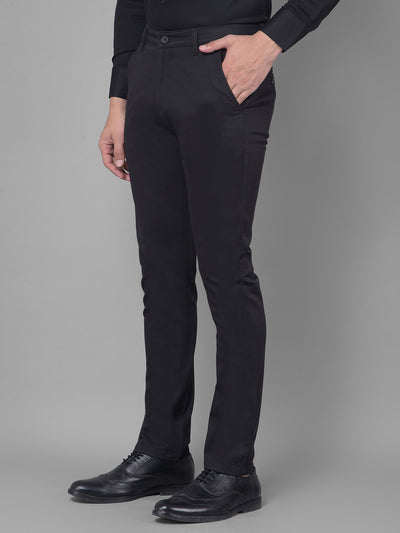 Black Trousers-Men Trousers-Crimsoune Club