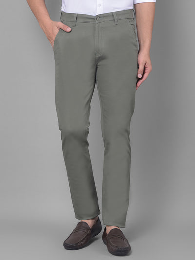 Olive Trousers-Men Trousers-Crimsoune Club