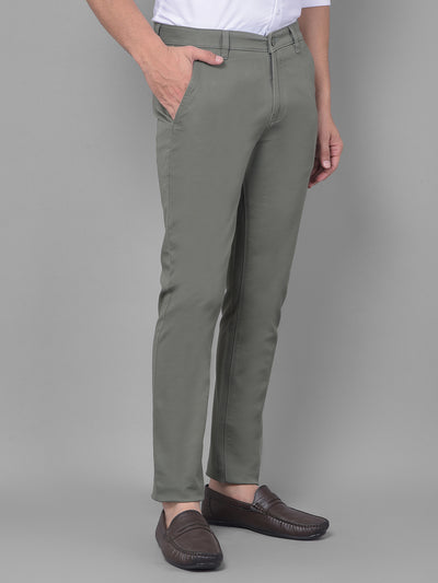 Olive Trousers-Men Trousers-Crimsoune Club