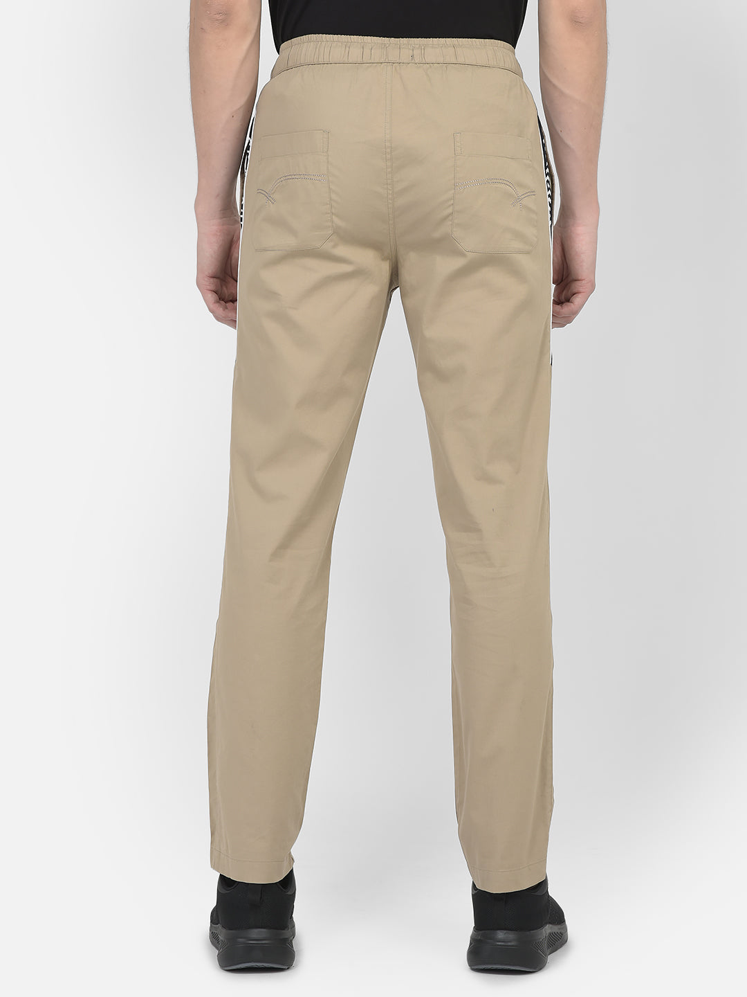 Khaki Lounge Bottoms-Men Lounge Pants-Crimsoune Club