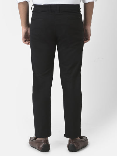 Black Chino Trousers-Boys Trousers-Crimsoune Club