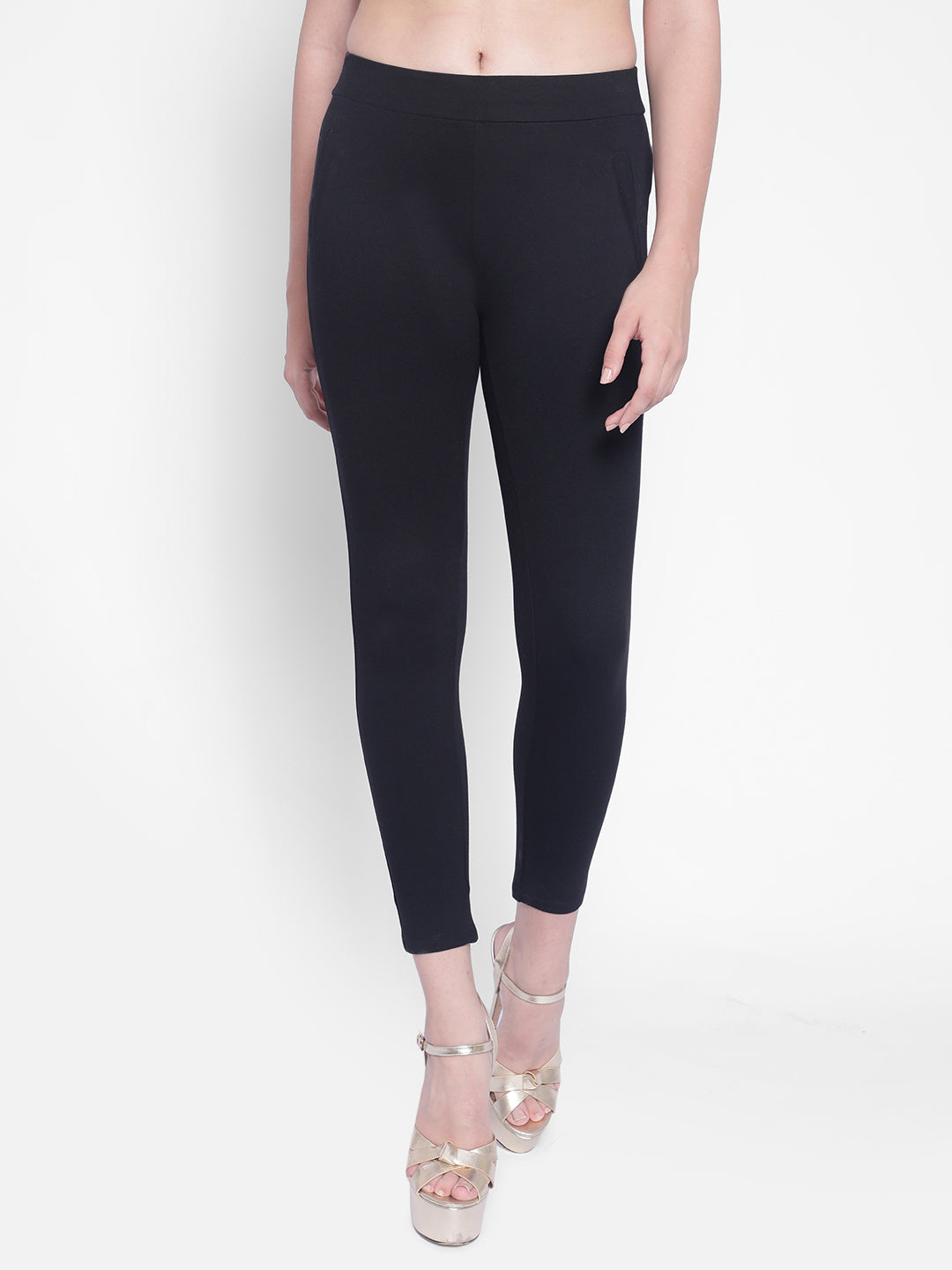 Black Trackpants-Women Trackpants-Crimsoune Club