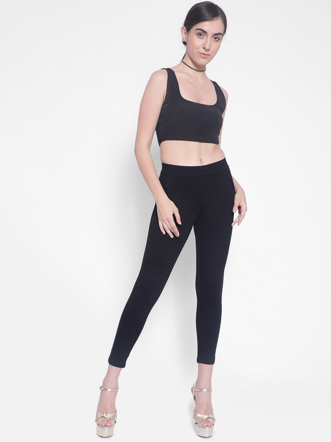 Black Trackpants-Women Trackpants-Crimsoune Club