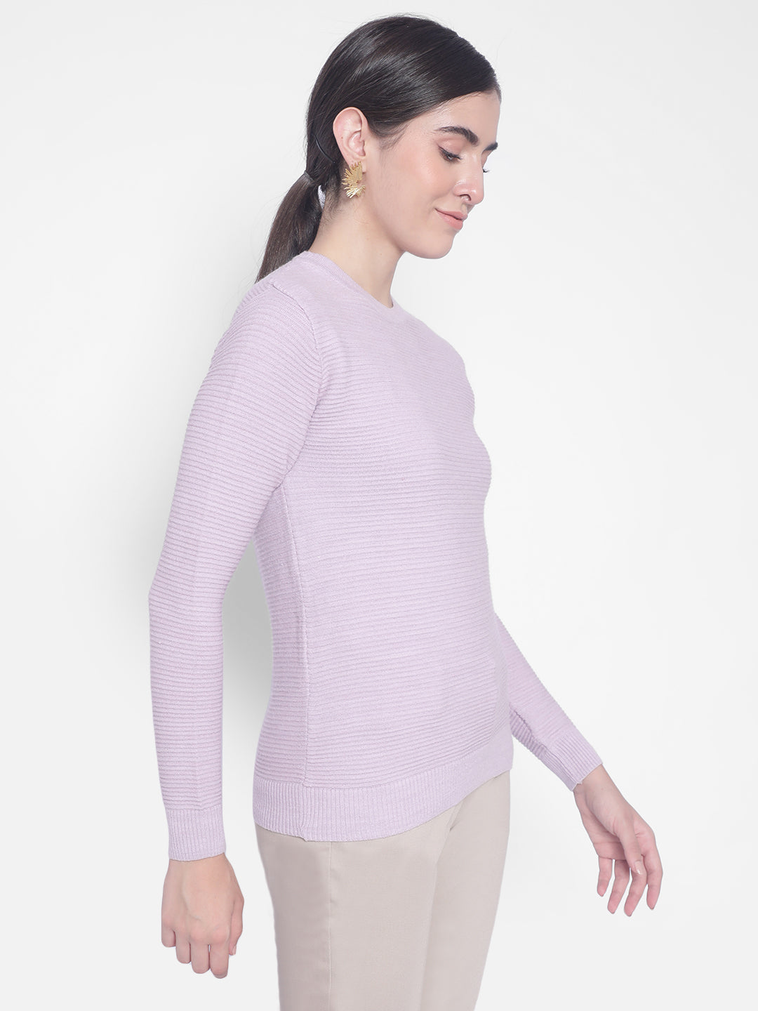 Purple Sweaters-Women Sweaters-Crimsoune Club