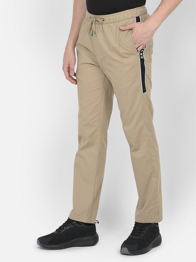 Khaki Lounge Bottoms-Men Lounge Pants-Crimsoune Club