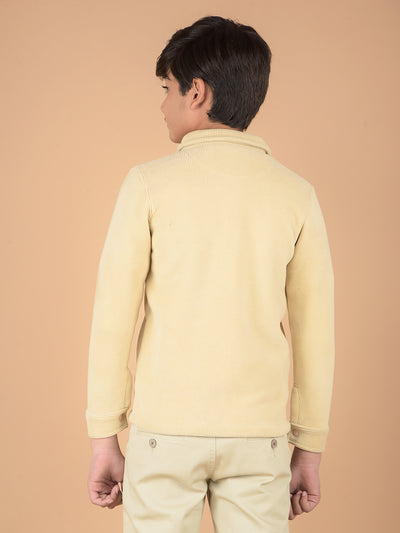 Beige Corduroy Shacket