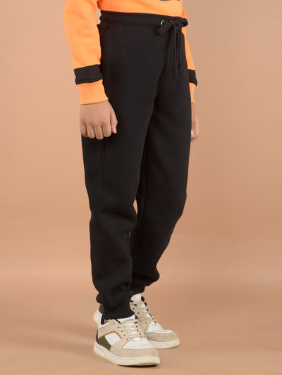 Black Joggers-Boys Joggers-Crimsoune Club