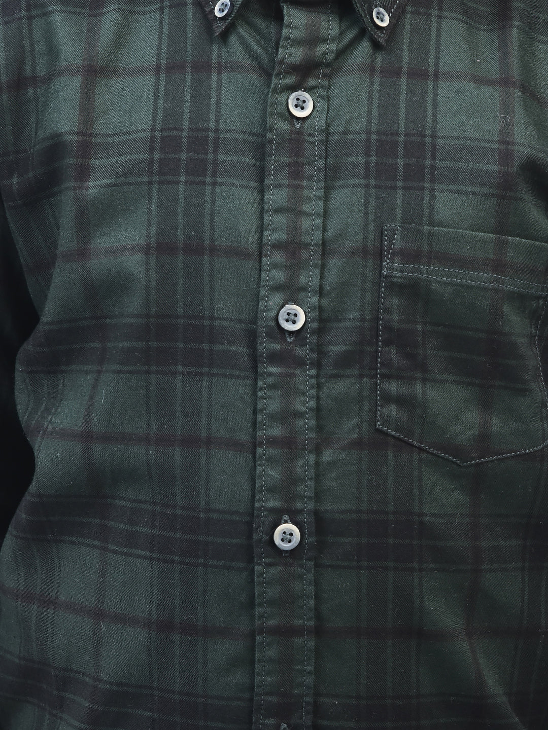 Green Checked Shirt-Boys Shirts-Crimsoune Club