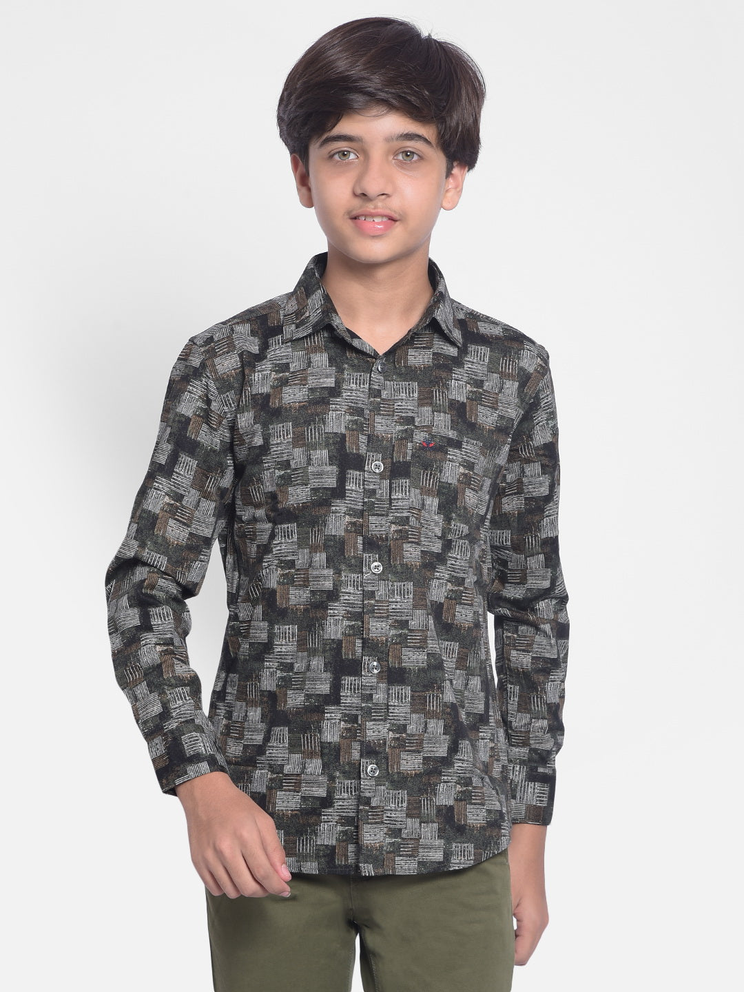 Multi Color Printed Shirt-Boys Shirts-Crimsoune Club