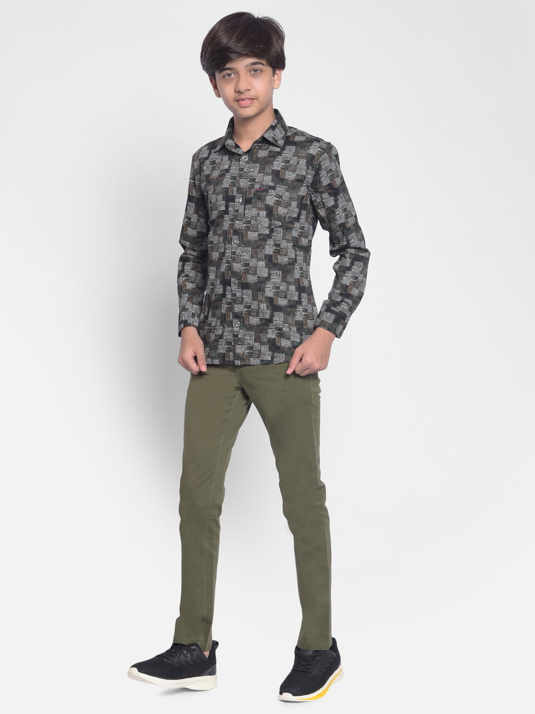 Multi Color Printed Shirt-Boys Shirts-Crimsoune Club