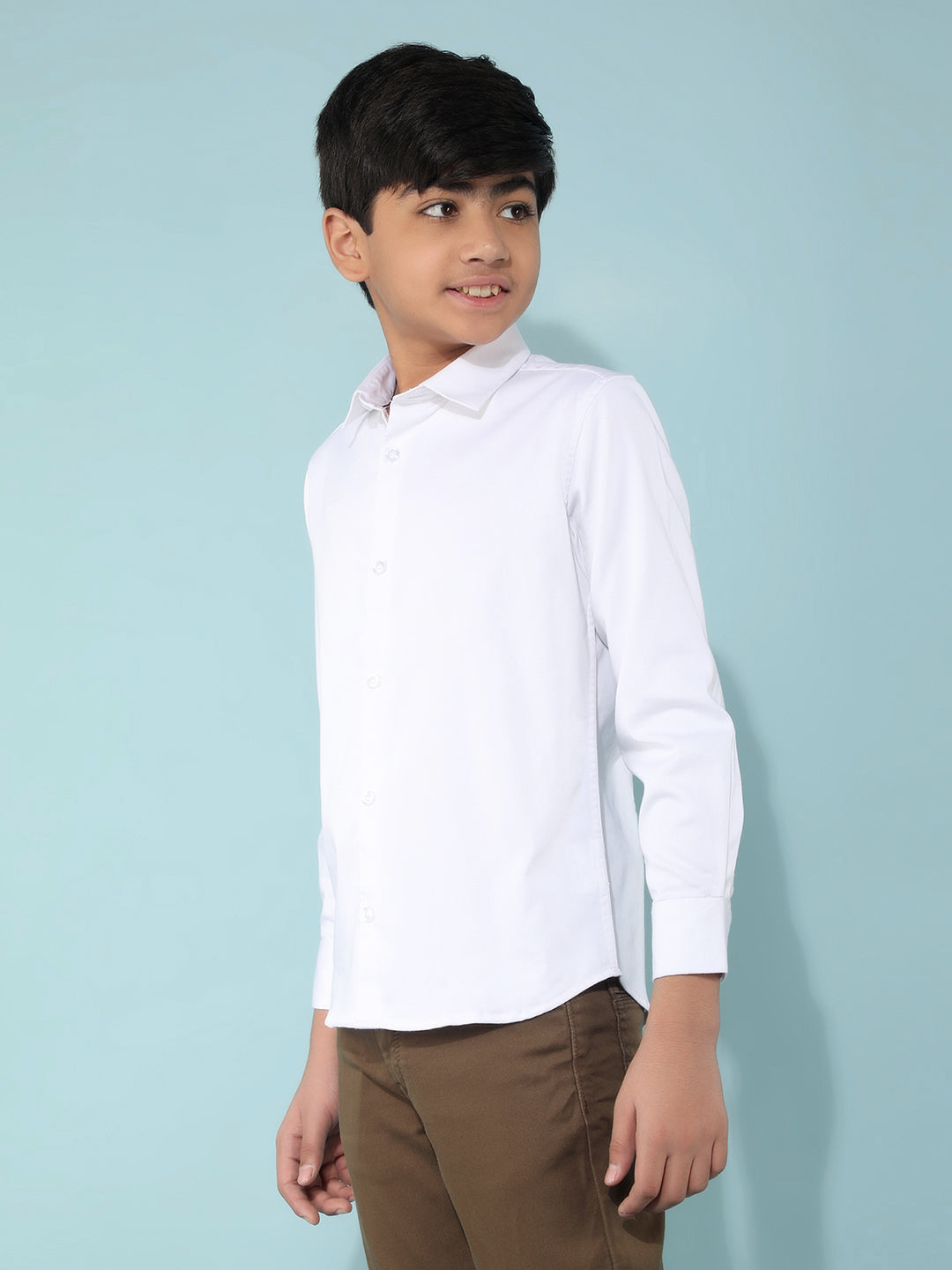 White Shirt-Boys Shirts-Crimsoune Club