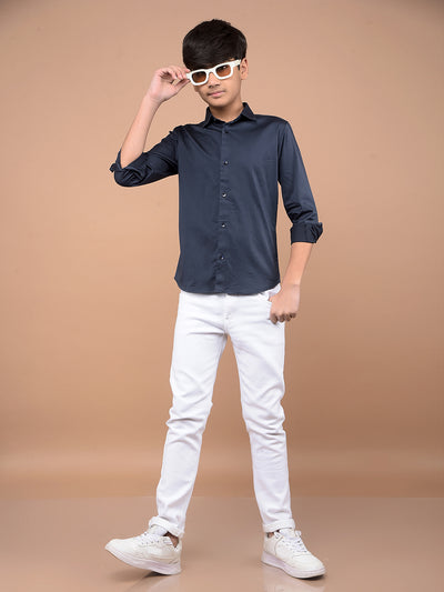 Navy Blue Shirt