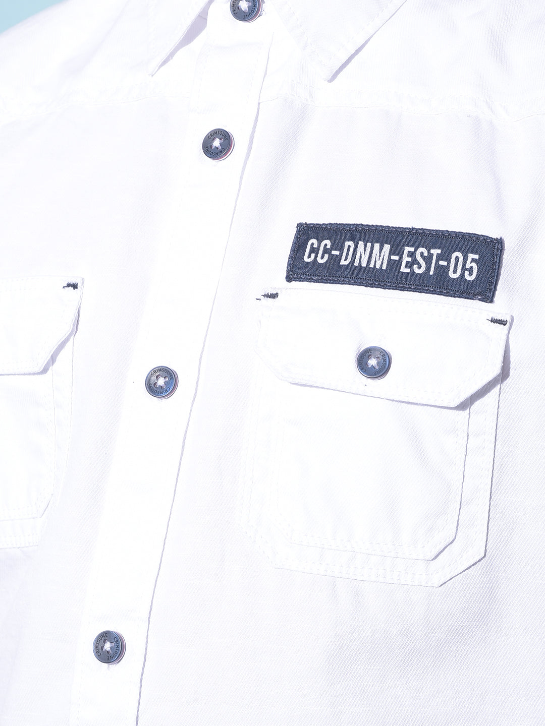 White Shirt-Boys Shirts-Crimsoune Club