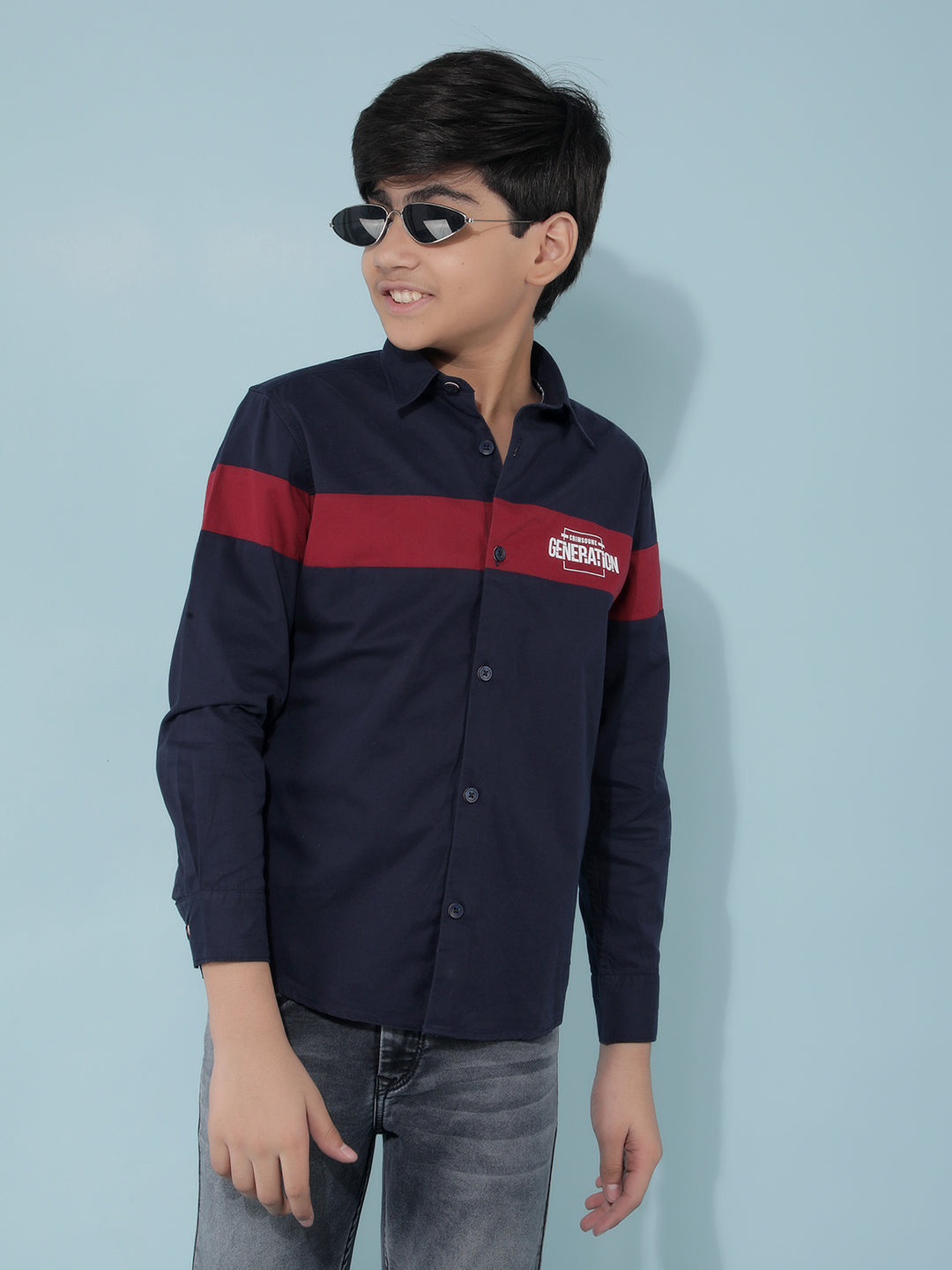 Multi Color Shirt-Boys Shirts-Crimsoune Club