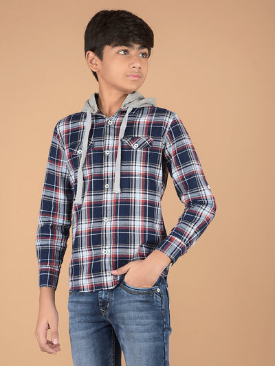 Red Checked 100% Cotton Shirt