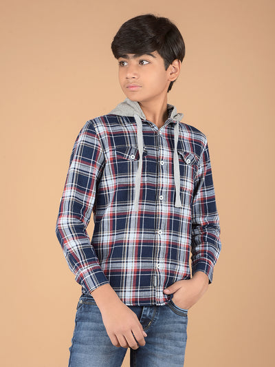 Red Checked 100% Cotton Shirt