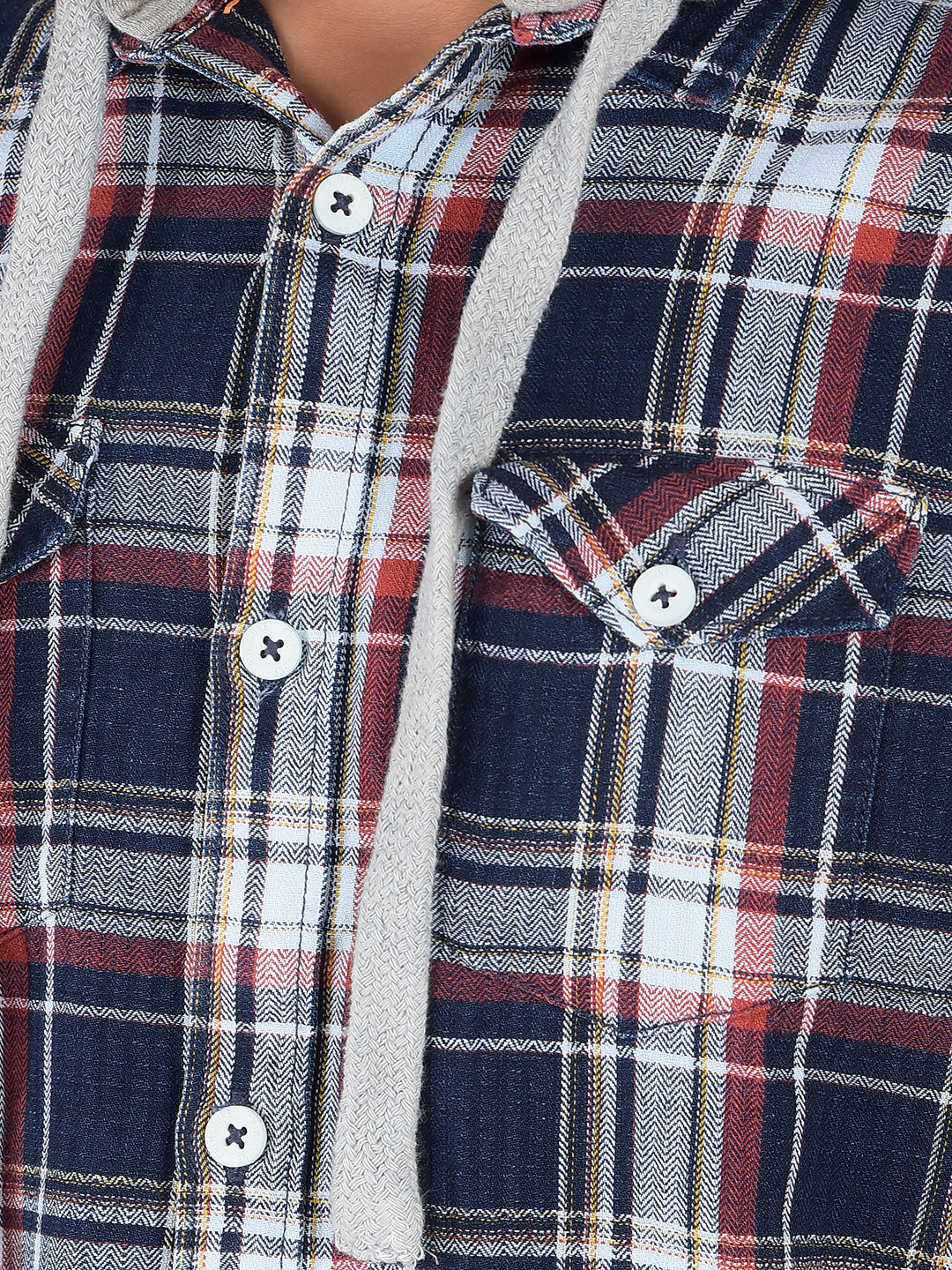 Red Checked 100% Cotton Shirt