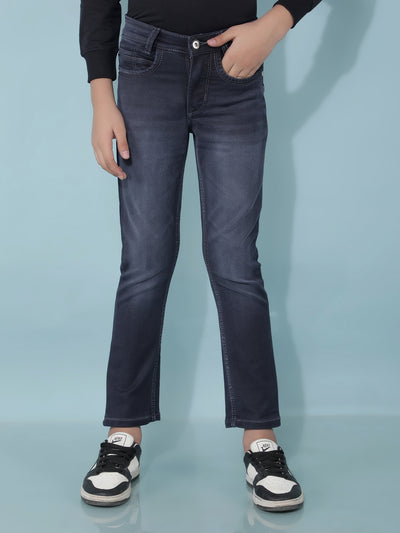 Grey Light Washed Jeans-Boys Jeans-Crimsoune Club