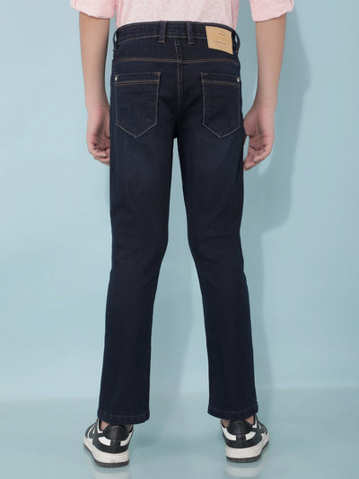 Navy Blue Jeans-Boys Jeans-Crimsoune Club