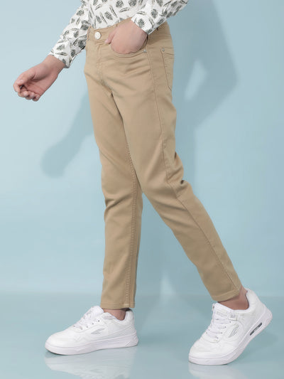 Khaki Jeans-Boys Jeans-Crimsoune Club