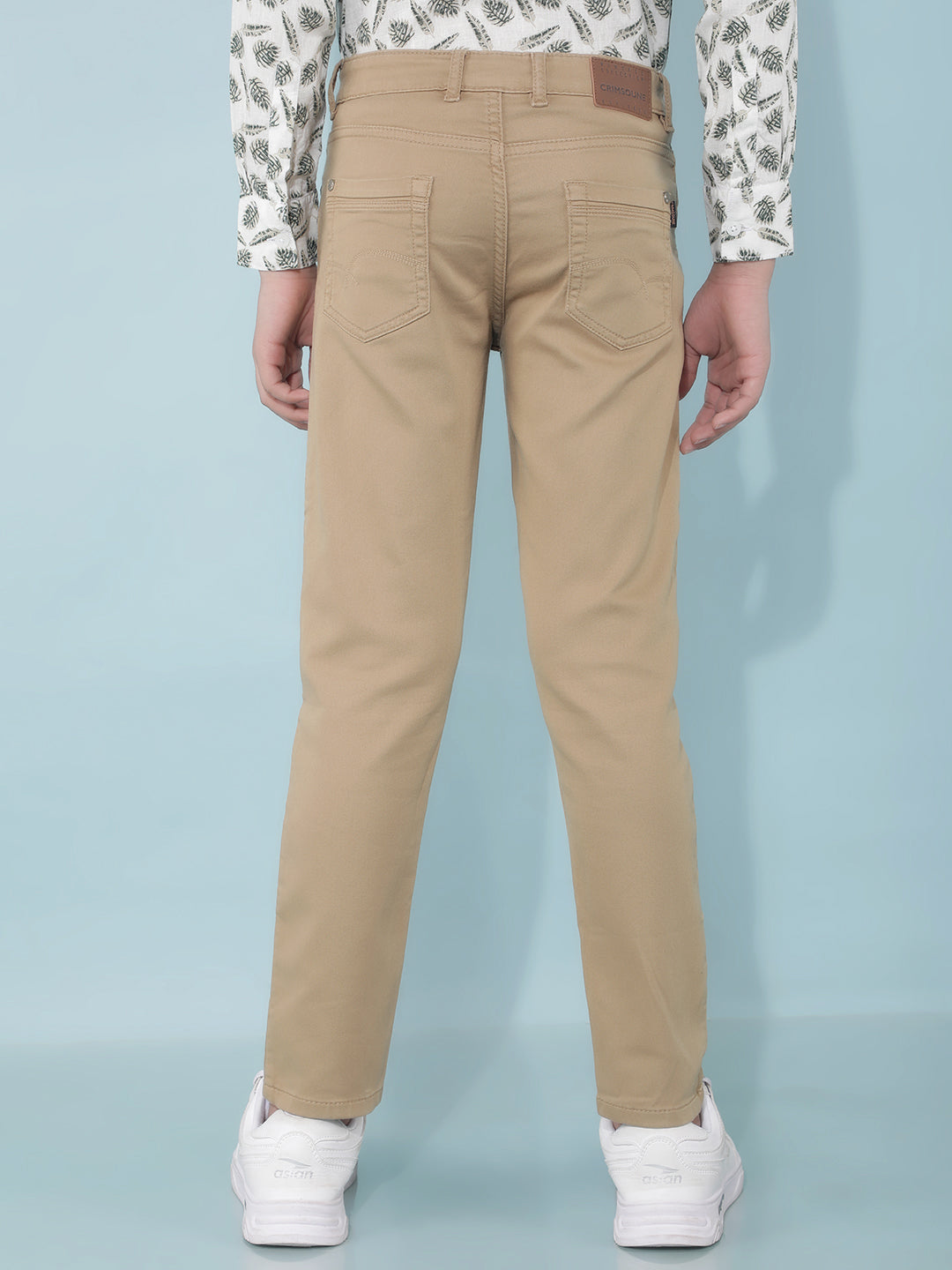 Khaki Jeans-Boys Jeans-Crimsoune Club