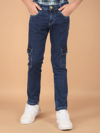 Blue Cargo Jeans