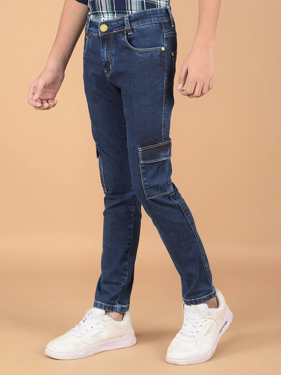 Blue Cargo Jeans