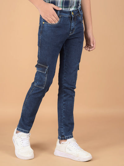 Blue Cargo Jeans