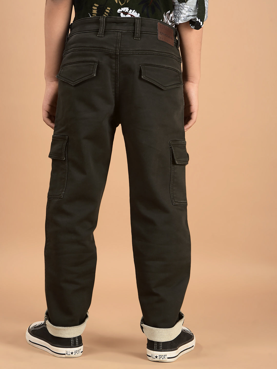 Olive Cargo Jeans