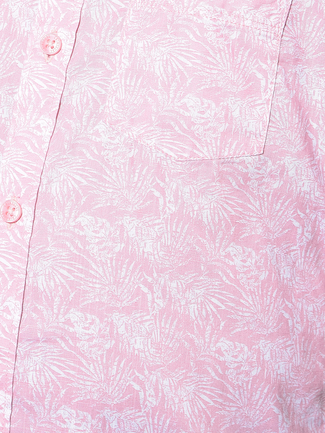 Pink Floral Print 100% Cotton Shirt-Boys Shirts-Crimsoune Club