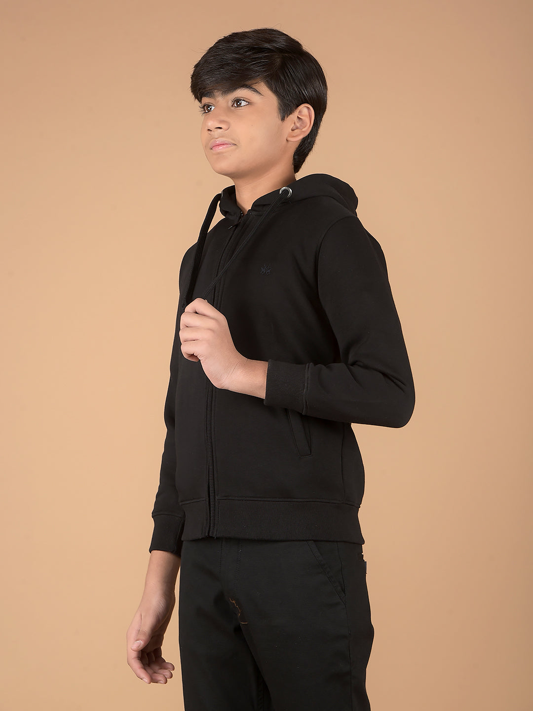 Black Hooded Sweatshirt