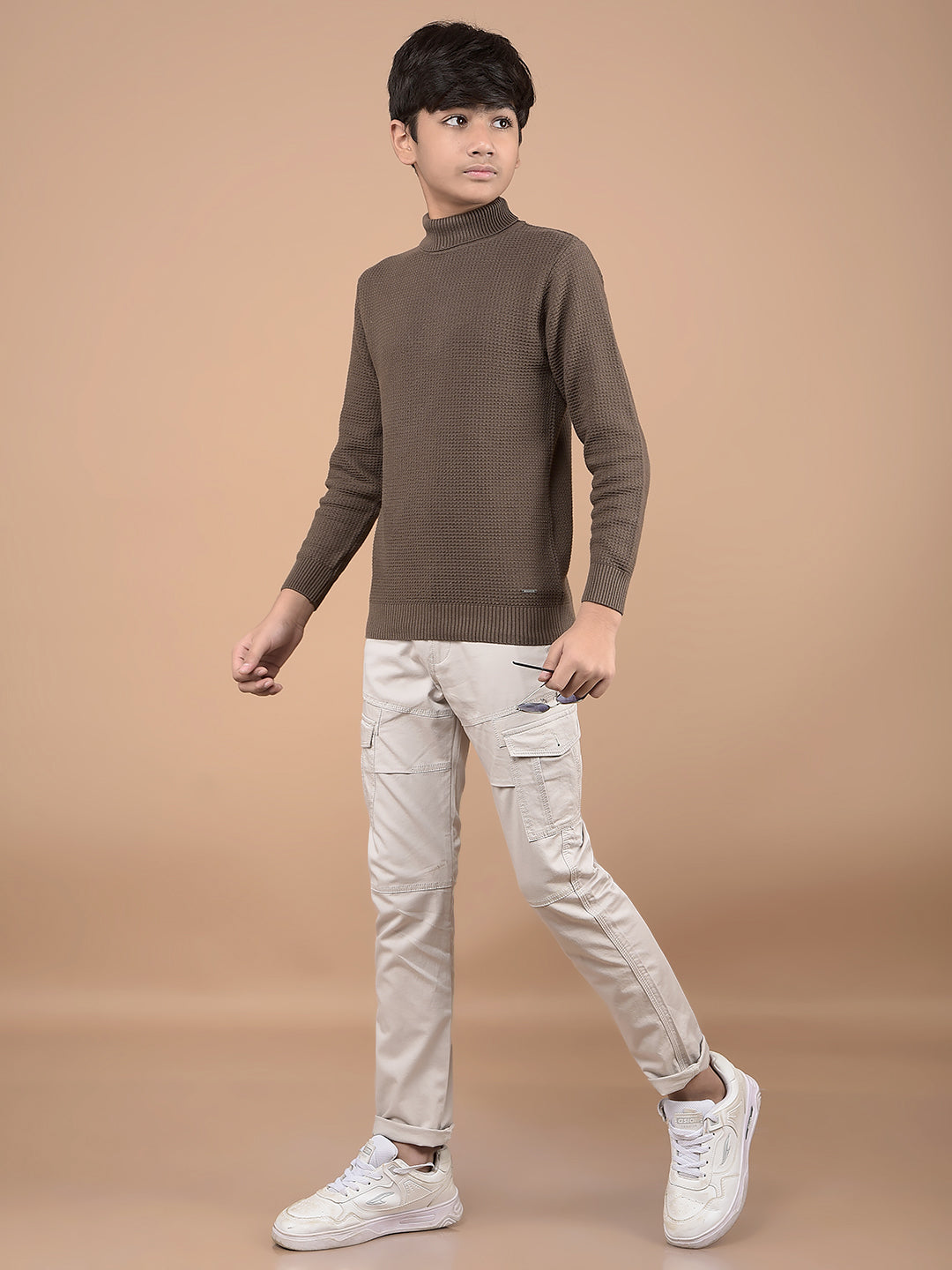 Grey Cargo Trousers