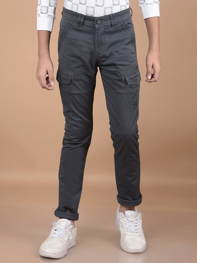 Grey Cargo Trousers