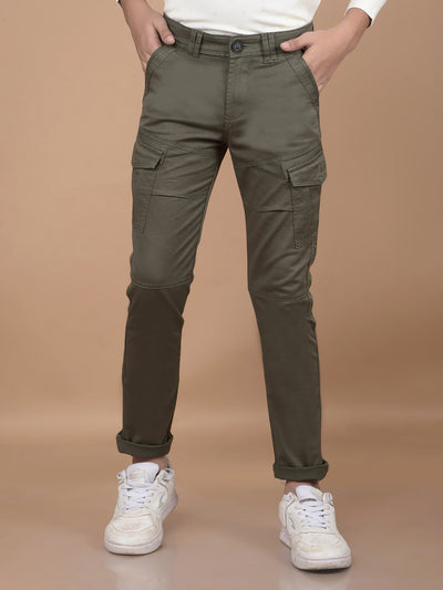 Olive Cargo Trousers