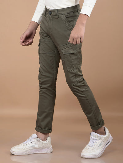 Olive Cargo Trousers