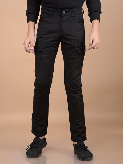 Black Cargo Trousers