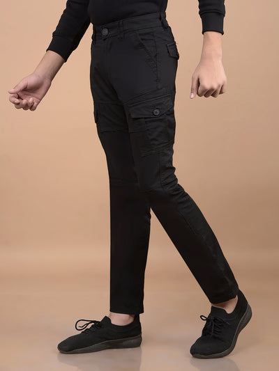 Black Cargo Trousers