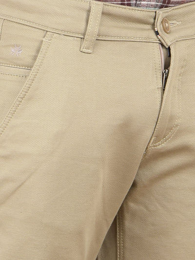 Beige Cotton Trousers