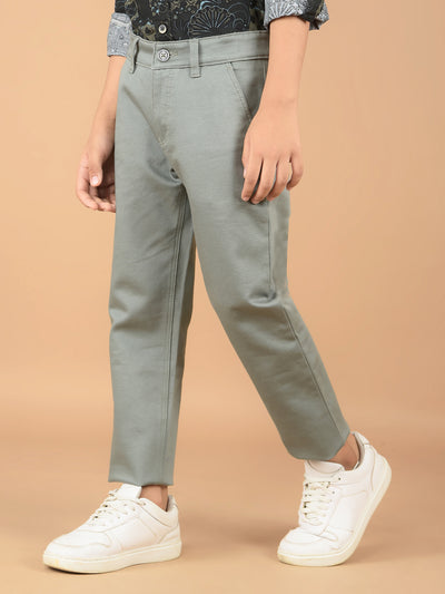 Green Cotton Trousers