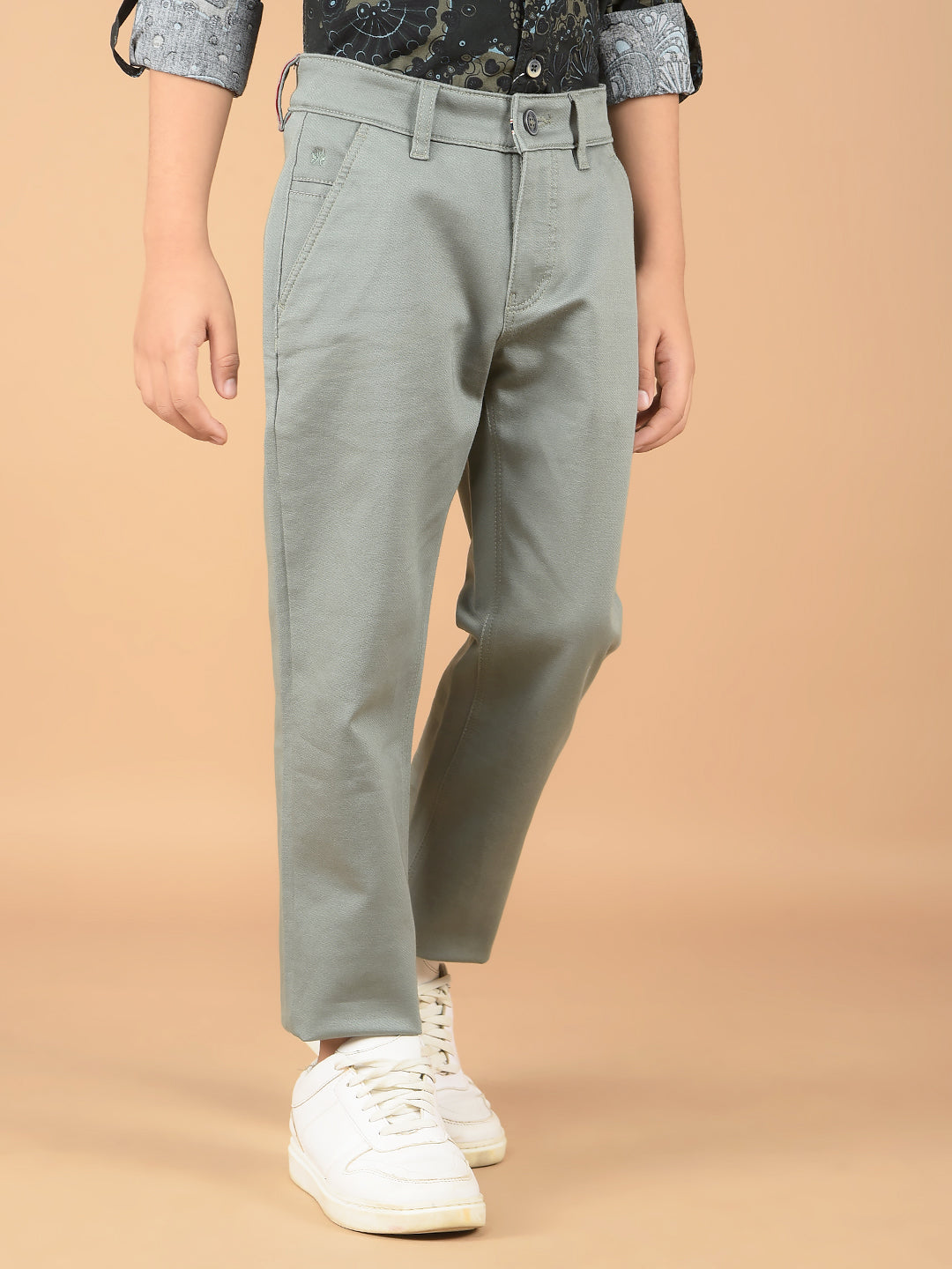 Green Cotton Trousers