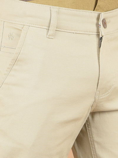 Beige Cotton Trousers