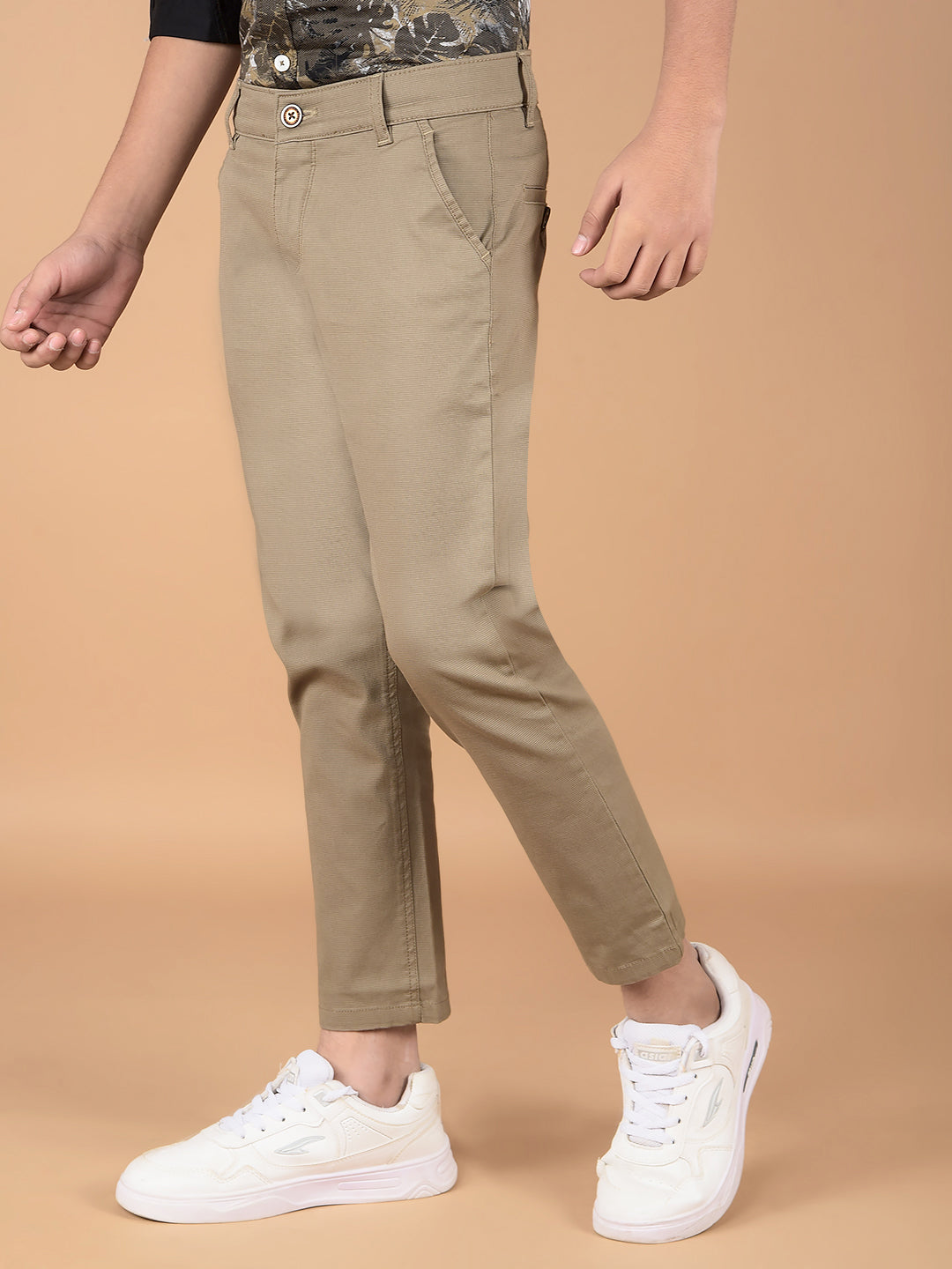 Khaki Cotton Trousers