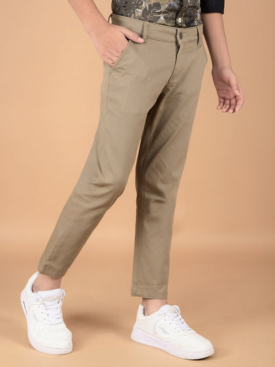 Khaki Cotton Trousers