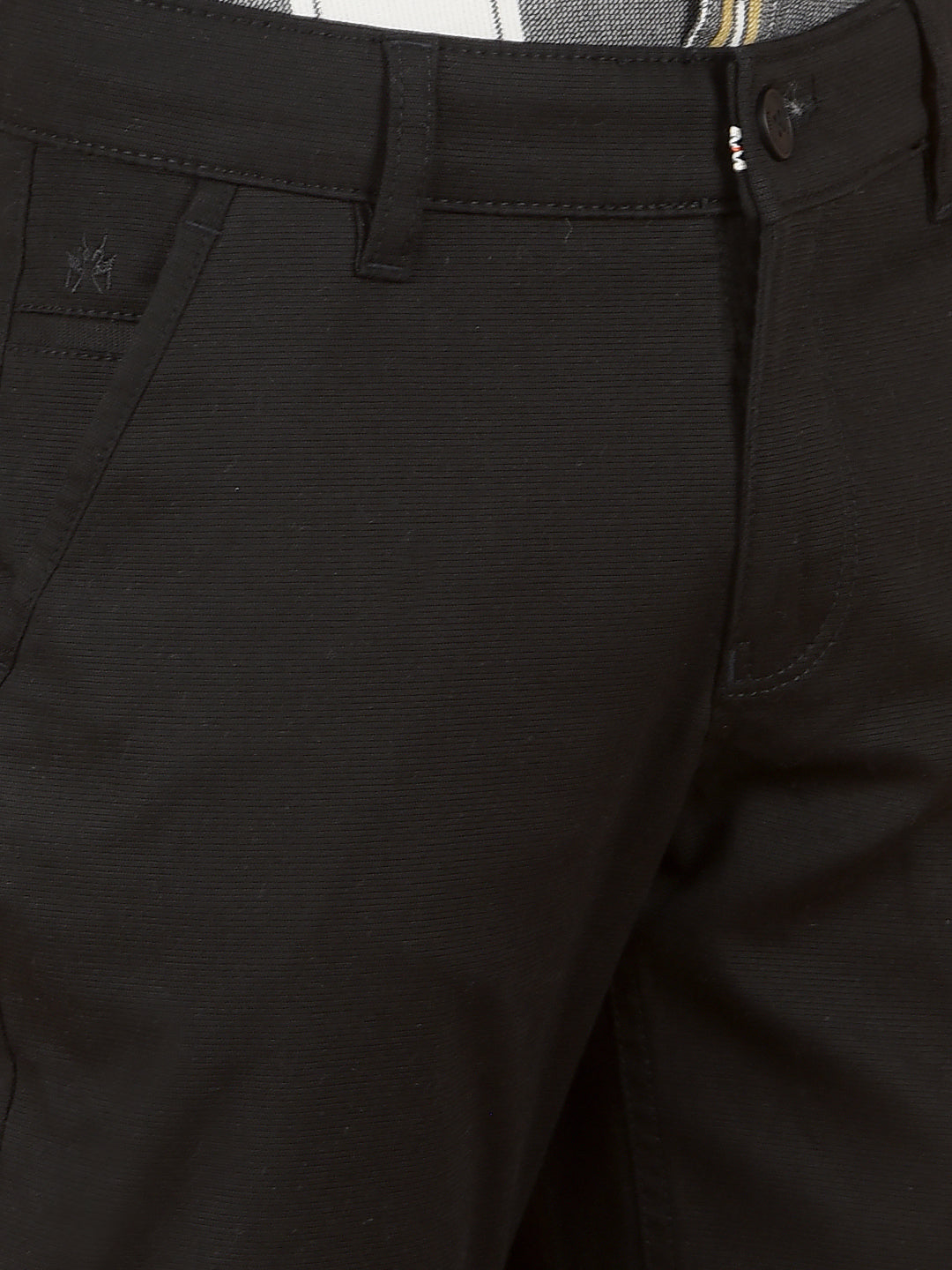 Black Cotton Trousers