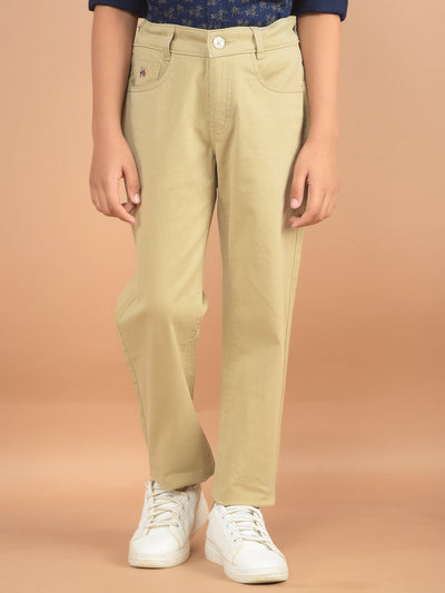 Beige Trousers-Boy Trousers-Crimsoune Club