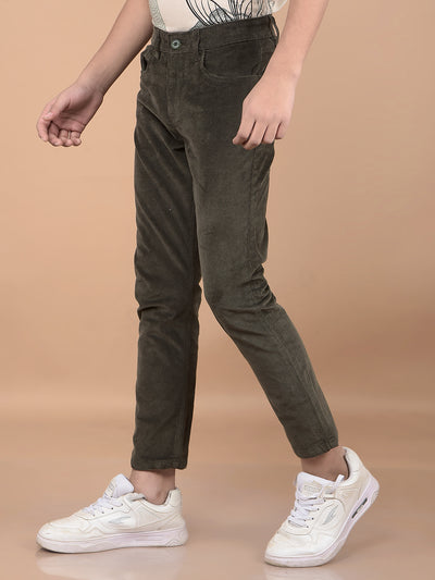 Olive Corduroy Trousers