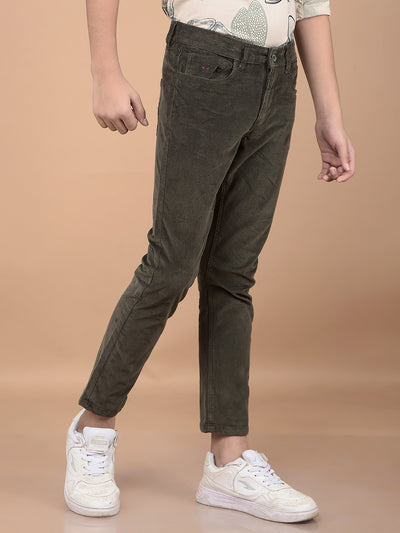 Olive Corduroy Trousers